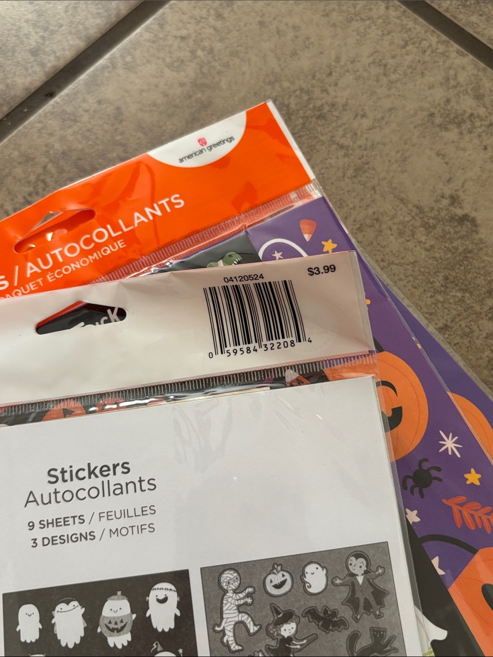 American greetings fall sticker bundle - Picture 5 of 5